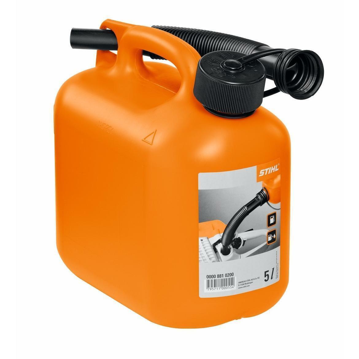 Stihl Fuel Safety Can In Orange 5 Litre Part No. 0000 881 0230