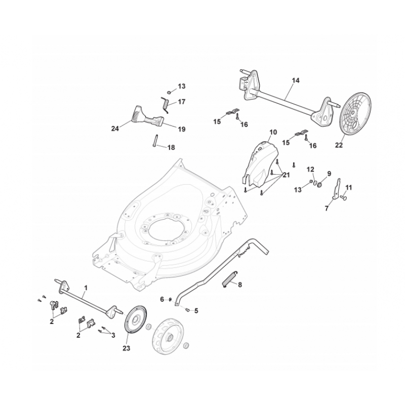 Mountfield S501R PD Bush Fits SP535 HW S481 PD 122517873/0 Genuine Part