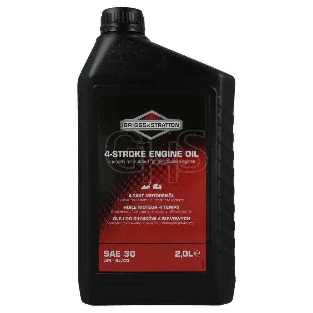 Briggs & Stratton Engine Oil SAE30 Lawnmower 2 Litre 100008E