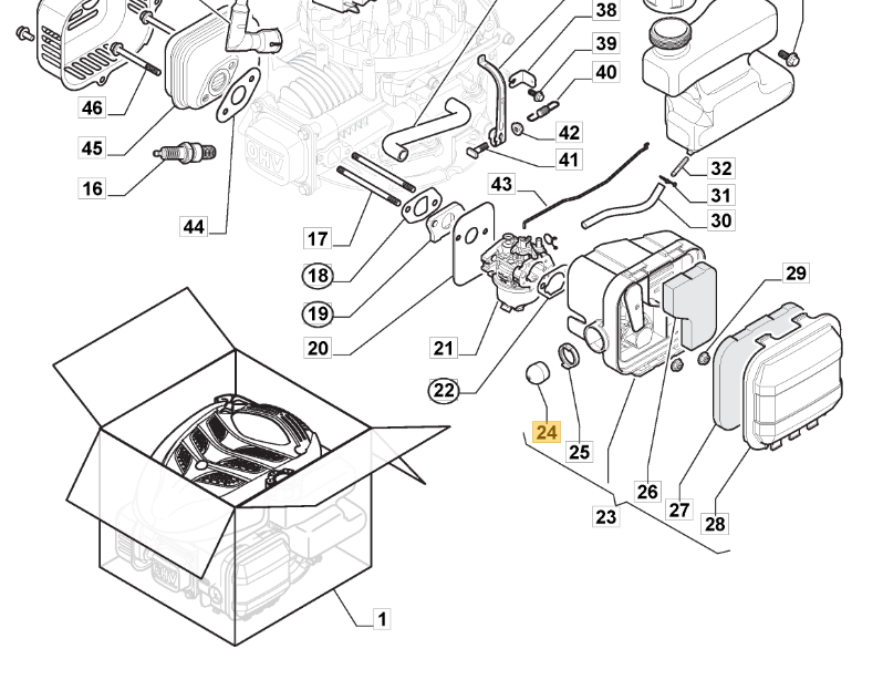 Mountfield Lawnmower Primer Bulb Fpr WBE140 Engine SP454 SP45 118550923/0