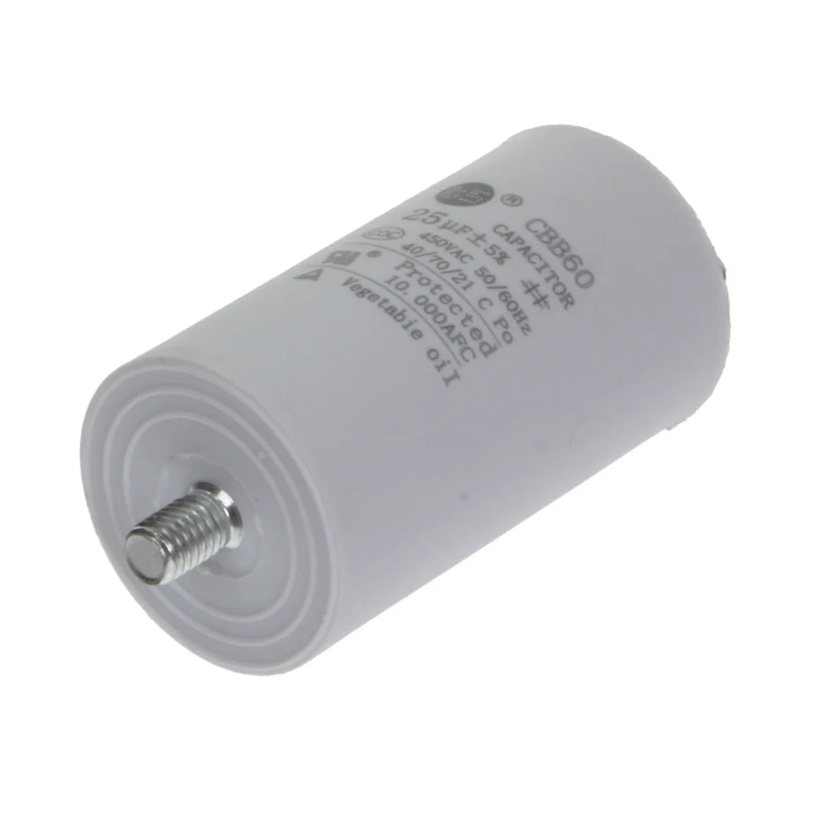 Belle 240v Minimix 150 Cement Mixer 25uf Capacitor 70/0135 Genuine Part - Outdoor Spares