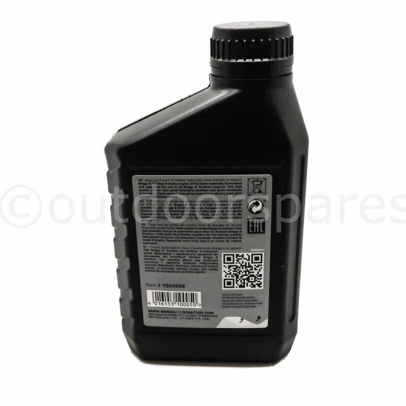 Briggs & Stratton Engine Oil SAE30 600ml Perfect for Service - Outdoor Spares