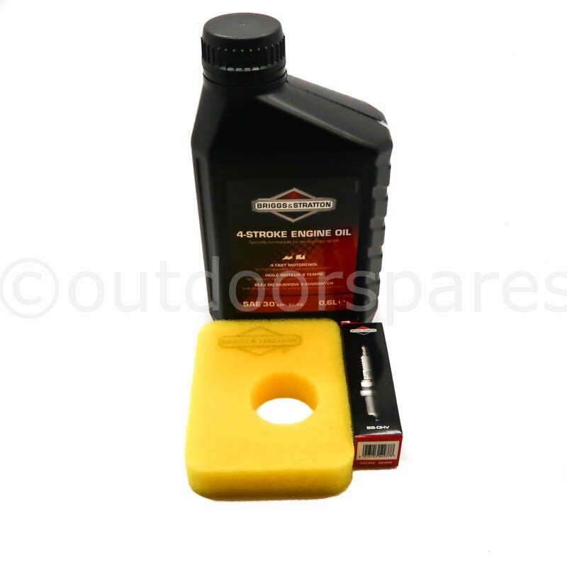 Briggs & Stratton Lawnmower Service Kit Fits 450E 500E 550E 600E Genuine Parts - Outdoor Spares