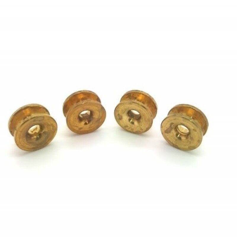 Bump Head Brass Eyelet x 4 OD 16mm ID 4mm - Outdoor Spares