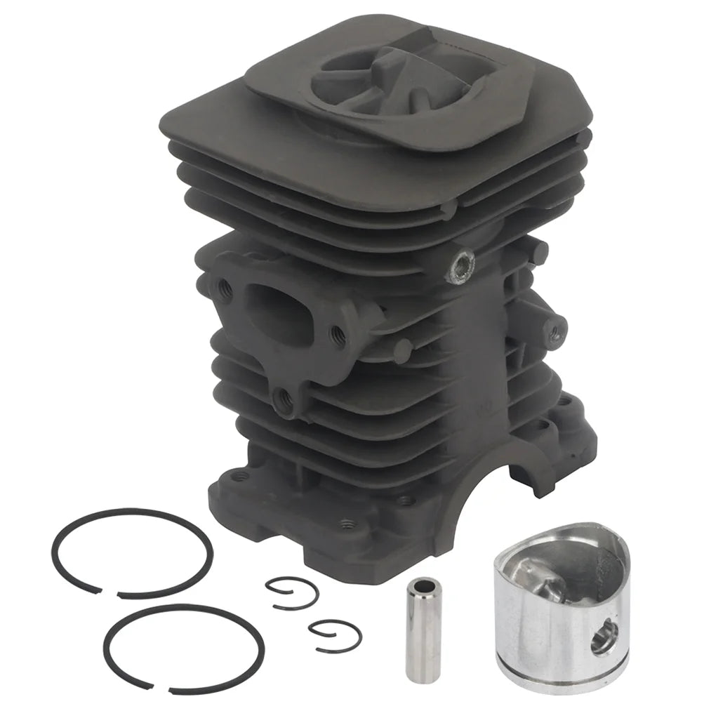 Cylinder & Piston Assembly Compatible With Husqvarna 36, 136 & 137 Chainsaws - Outdoor Spares