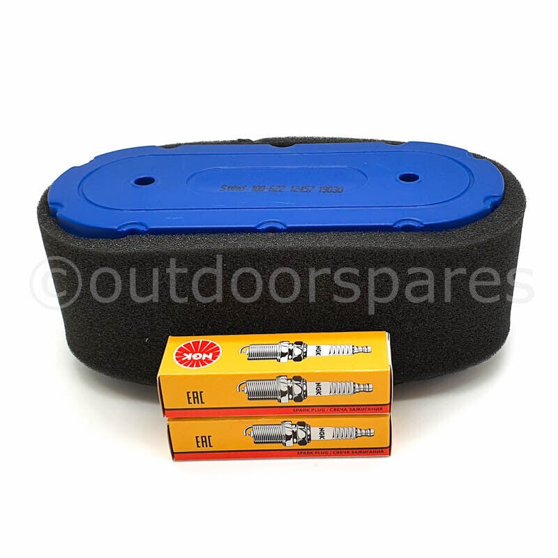 Engine Air Filter & Spark Plug Kit For Kawasaki FH601V FH651V FH680V & FH721V - Outdoor Spares