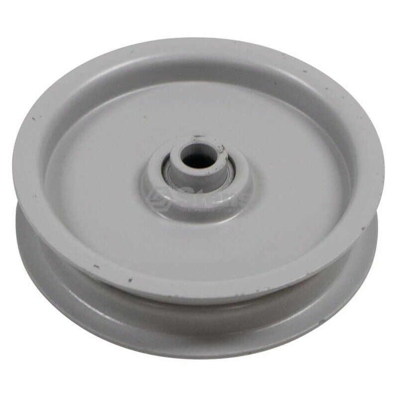 Flat Idler Pulley Compatible With John Deere Replaces 24H1682, AM103018, AM41647 - Outdoor Spares