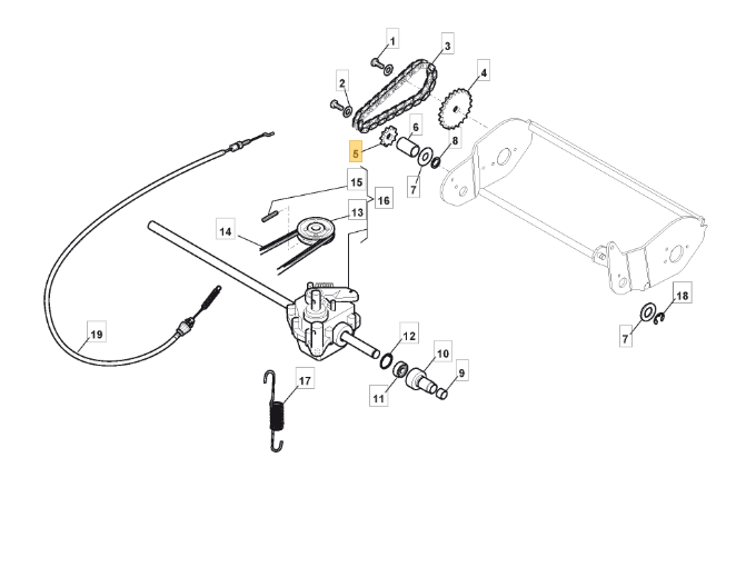 Mountfield 10T Transmission Ring Gear SP180R SP425R SP465 SP555R 122120107/0 - Outdoor Spares