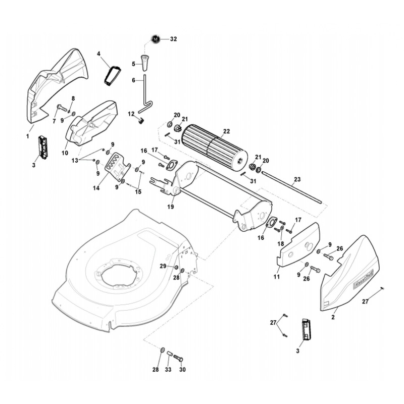 Mountfield HP180R Height Adjuster Plate Fits HP465R S421R HP 322570209/0 Genuine - Outdoor Spares