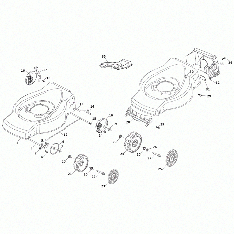 Mountfield HP184 Front Axle M8 x 16 Allen Screw Fits HP180 112760600/0 Genuine - Outdoor Spares