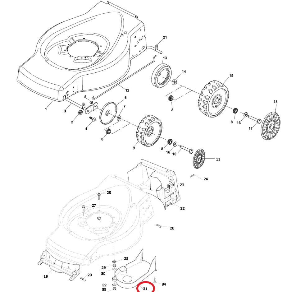 Mountfield Lawnmower Belt Guard Fits SP474 SP180 SP184 SP454 Part No.322060212/0 - Outdoor Spares