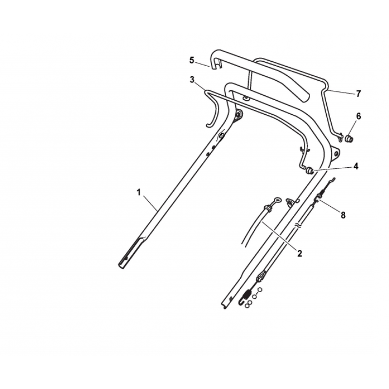 Mountfield Lawnmower Control Lever Bush SP534 SP465R SP536 Part No. 122041966/0 - Outdoor Spares