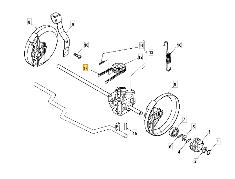 Mountfield Lawnmower Drive Belt For SP185 SP454 SP474 SP45 SP180 135063750/0 - Outdoor Spares