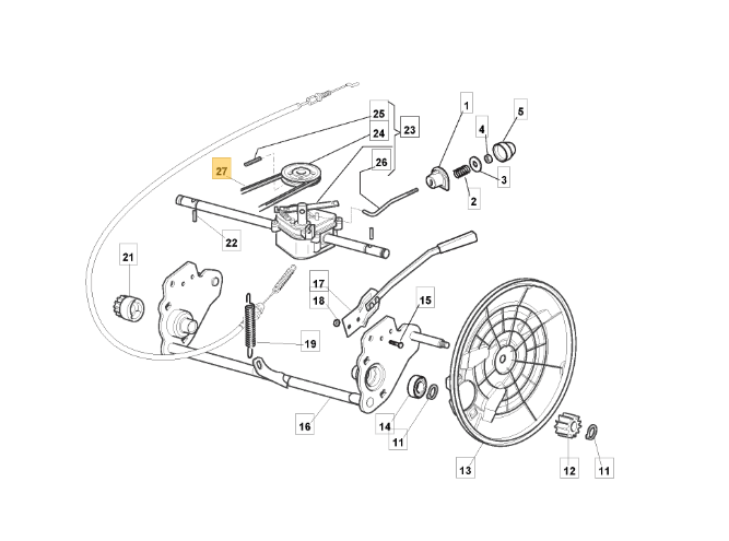 Mountfield Lawnmower Drive Belt For SP535HW & SP 530HW Part No. 135063902/0 - Outdoor Spares