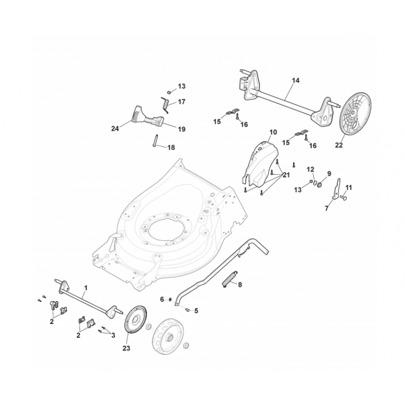 Mountfield S501R PD Bush Fits SP535 HW S481 PD 122517873/0 Genuine Part - Outdoor Spares