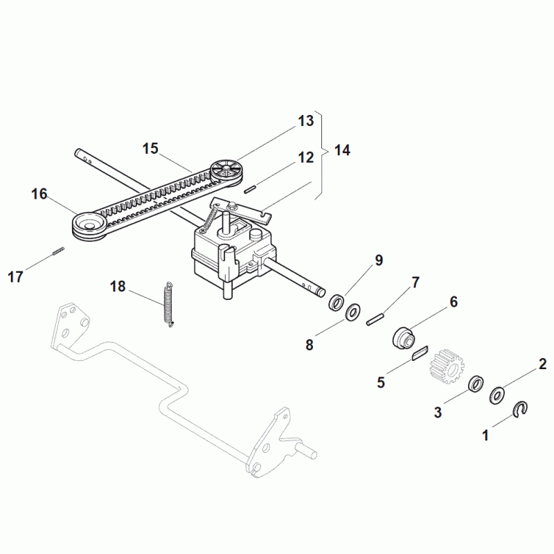 Mountfield SP505 Gearbox Seal Ring Grommet Fits SP554 119035152/0 Genuine Part - Outdoor Spares