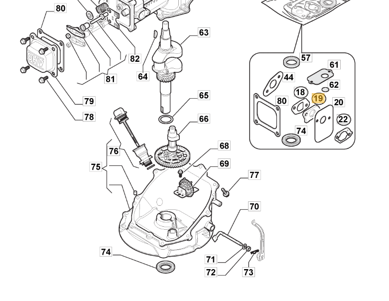 Mountfield WBE140 Carburettor Insulator Gasket Fits HP454 118550928/0 Genuine - Outdoor Spares