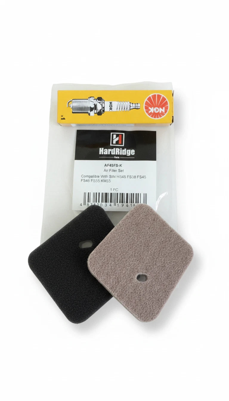 Air Filter & Spark Plug Tune Up Kit Compatible With Stihl HS45 HL45 KM55 FC55