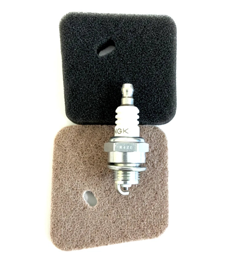 Air Filter & Spark Plug Tune Up Kit Compatible With Stihl HS45 HL45 KM55 FC55