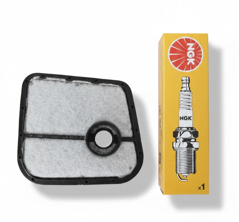 Mountfield MHT2322 Hedge Trimmer Air Filter & Spark Plug Tune Up Kit (2021-2026)