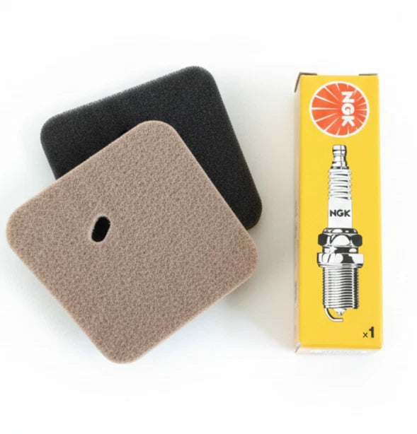 Air Filter & Spark Plug Tune Up Kit Compatible With Stihl HS45 HL45 KM55 FC55