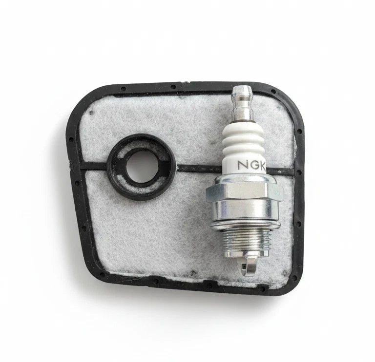 Mountfield MHT2322 Hedge Trimmer Air Filter & Spark Plug Tune Up Kit (2021-2026)