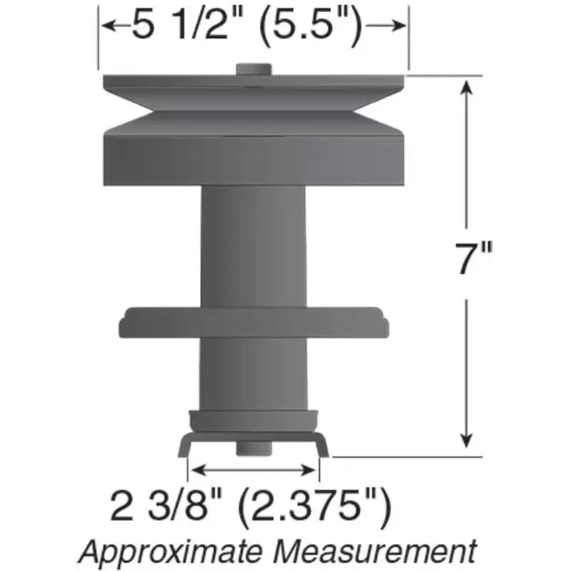 Spindle Assembly Compatible with Husqvarna Replaces OEM 532105891 532121676 - Outdoor Spares