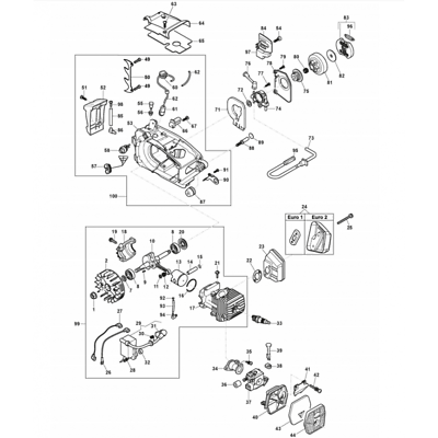 Stiga SPR255 Petrol Chainsaw Screw 123878083/0 - Outdoor Spares