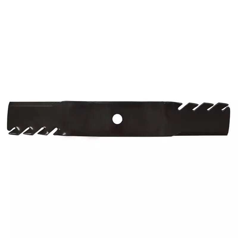 Toothed Lawnmower Blade Compatible With John Deere GX255 LX266 X500 OEM M135334 - Outdoor Spares