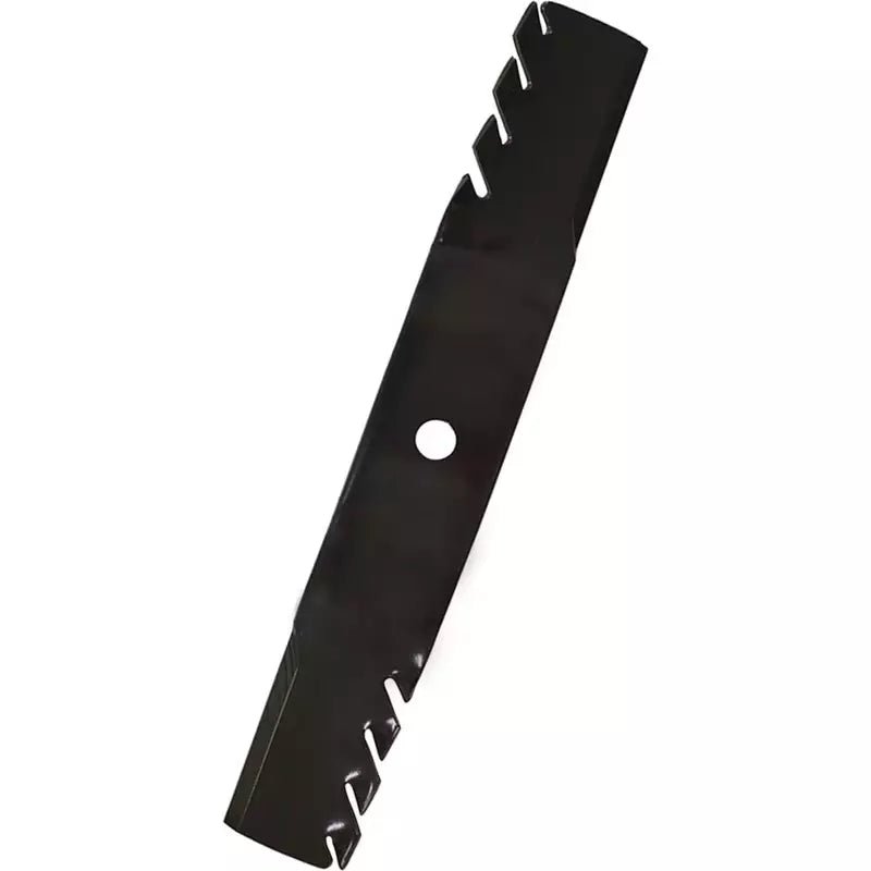 Toothed Lawnmower Blade Compatible With John Deere GX255 LX266 X500 OEM M135334 - Outdoor Spares